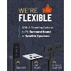 Speaker Stands - Height Adjustable with Universal Compatibility - Works with Vizio, Klipsch, Bose & More - 4 of 4