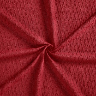 Classic Diamond Weave Cotton Blanket, King, Burgundy Blue Nile Mills Target