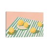 iCanvas Lemons and Stripes by Jenny Rome Canvas Print Wall Art - 2 of 3