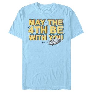Men's Star Wars Millennium Falcon May the 4th Be With You T-Shirt - 1 of 4
