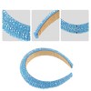 Unique Bargains Women's Bling Rhinestone Padded Hairband Faux Crystal Hair Accessories 1.18 Inch Wide 1 Pc - 4 of 4
