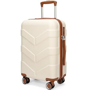 Hardside Carry On Luggage 22x14x9 Airline Approved with Spinner Wheels - 1 of 4