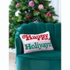 Shiraleah "Happy Holiyays!" Pillow - 2 of 4