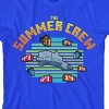 Minecraft Dolphin and Fishes Summer Crew Youth Boy's Royal Blue T-Shirt - 2 of 3