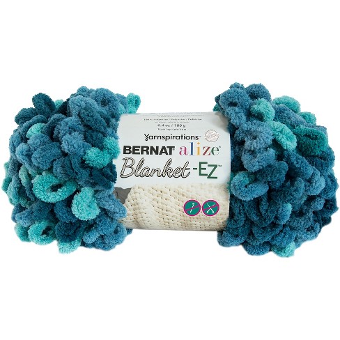 Bernat Alize Blanket EZ Yarn - Bright Blue
