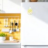 Unique Bargains Bar Magnetic Fridge Sticker Yellow 1 Pc - 2 of 3