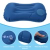 Unique Bargains Neck Support for Hiking Travel Inflatable Camping Pillows 2 Pcs 19.3" x 12.6" - 4 of 4