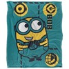Minions Bob Green Silky Touch Blanket White 50X60 - 2 of 4
