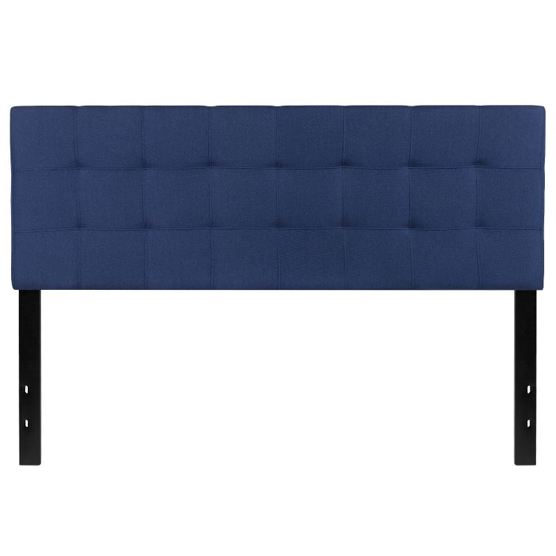 Flash Furniture Bedford Tufted Upholstered Queen Size Headboard in Navy Fabric, 1 of 10