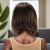 Unique Bargains Women's Straight Short Hair Wig High Temperature Fiber 10in Brown 1 Pc - 3 of 4