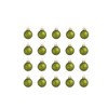 Northlight Petite Matte Finish Glass Christmas Ball Ornaments - 1.25" (30mm) - Kiwi - 40ct - 2 of 4