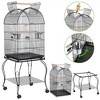 Yaheetech 59" H Open Top Metal Bird Cage Rolling Parrot Cage Black - 4 of 4