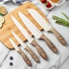 RAE DUNN STAINLESS STEEL KNIVES WITH SHEATHS SET OF 5 - 4 of 4