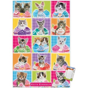 Trends International Keith Kimberlin - Kitten - Cupcake Unframed Wall Poster Prints - 1 of 4