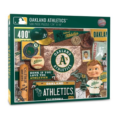 MLB Oakland Athletics 500pcs Throwback Puzzle