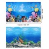 Unique Bargains 40.16x23.62 Aquarium Background Poster Double