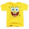 Spongebob Spongebob Goofy Smile Kids T Shirt For Toddlers, Yellow - 2 of 4