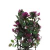 Unique Bargains Tree Artificial 12-Piece Tree Rose Arrangement Plastic 3.54"x3.54"x9.06" 1 Pcs - 4 of 4