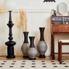 Infurnic Decorative Vases Set of 3 Designer Vases Artificial Rattan Vases for Living Room, Entryway, or Hallway, Multicolored, 22"*10"*29" - 2 of 4