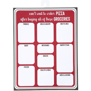 Pavilion Gift Company - Pizza - 8" x 10.25" Magnetic Notepad - Notebooks and Journals - 1 of 4