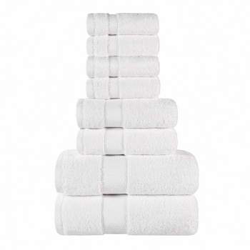 Cotton Heavyweight Ultra-Plush Luxury 8 Piece Towel Set by Blue Nile Mills