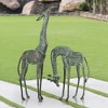 SPI Home Treetopper Giraffes Garden Sculpture – Metal Safari-Inspired Outdoor Accent - 2 of 3