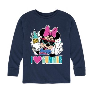 Boys' - Disney - I Heart Summer Long Sleeve Graphic T-Shirt - 1 of 4