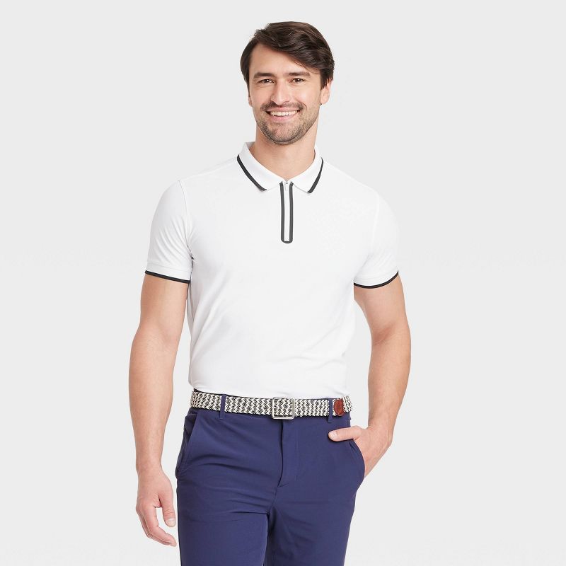 Men&#39;s Zip Polo T-Shirt - All In Motion&#8482;, 1 of 4