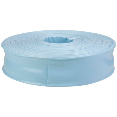 Pool Central Round Swimming Pool Filter Backwash Hose 200' x 1.5" - Light Blue