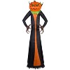 Gemmy Giant Halloween Inflatable Jack O' Lantern Reaper with Psychedelic Spirals of Light, 12 ft Tall - 3 of 4
