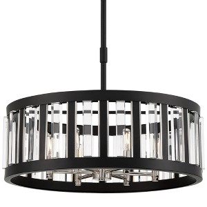 Minka Lavery Minka-Lavery Majestic Splendor 25.5" Wide Coal Finish 6-Light Pendant - 1 of 4