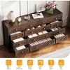 coucheta 12 Drawer Wood Dresser for Bedroom, 63" Modern TV Stand Dresser, Generous Storage, Easy Assembly, Living Room, Entryway, Hallway - 4 of 4