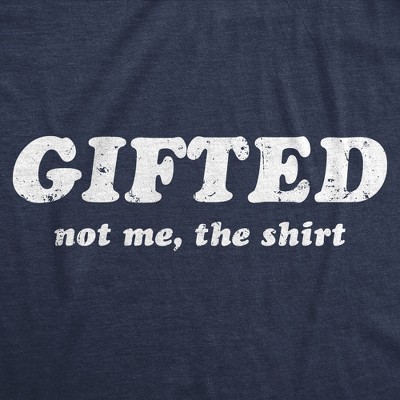 Мужские футболки Crazy Dog T-Shirts, Inc. Mens Funny T Shirts Gifted Not Me The Shirt Sarcastic Novelty Tee for Men - Crazy Dog Men's T Shirt Gift For Christmas Navy M — фото 2