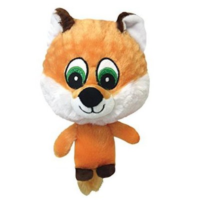 Multipet Knobby Noggins Fox Plush Toy for Dogs