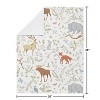Sweet Jojo Designs Gender Neutral Baby Security Blanket Woodland Toile Multicolor - 3 of 4