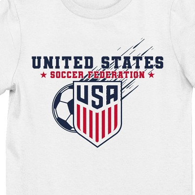 United States Soccer Federation USSF Youth Girls Short Sleeve Graphic T-Shirt-XL — фото 2