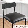 Garvee Bar Stools Set, Upholstered Bar Stool with Backrest and Footrest, Kitchen Barstools for Island,Counter Bar, Easy Assembly - 4 of 4
