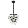 Elegant Lighting Kora 3 light Black Pendant - 4 of 4
