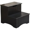 Kings Brand Furniture Joshua Wooden Stool for Adults and Kids with Storage for Bedroom, Kitchen Bathroom, Steps for High Beds - 3 of 4