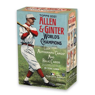 2021 MLB Topps Allen & Ginter World's Champions Baseball Trading Card Blaster Box
