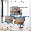 Craze Ventures Triple Monitor Mount with Gas Spring - 4 of 4