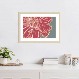 Amanti Art Flower Pop Sketch IV Red by Marie Elaine Cusson Framed Wall Art Print - 1 of 4