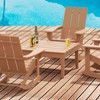 WestinTrends Outdoor Patio Modern Adirondack Coffee Table - 2 of 3