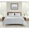 Organic Cotton 300 Thread Count Percale Crisp & Cool 3 Piece Duvet Cover Set by Blue Nile Mills - 2 of 4
