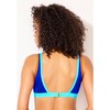 Swimsuits for All Shimmer Trim High-Neck Keyhole Bikini Top (Plus Sizes Available) - 3 of 4