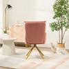 Lycvki Velvet Contemporary High-Back Upholstered Swivel Accent Chair - 4 of 4