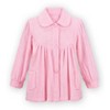 Collections Etc Soft Fleece Button Down Night Shirt with Pockets - Comfy Flattering Fit Over Pajamas or Nightgown - 4 of 4