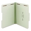 Smead Recycled Pressboard Fastener Folders, 1" Expansion, 2 Fasteners, Letter Size, Gray-Green Exterior, 25/Box - 2 of 4