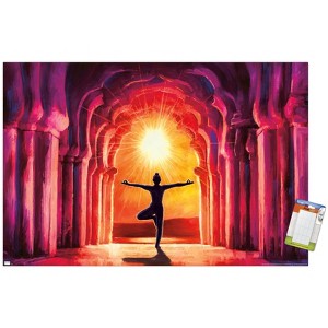 Trends International PD Moreno - Fine Art - Yoga Morning Sun Unframed Wall Poster Prints - 1 of 4