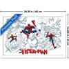 Trends International Marvel Spider-Man: Inked - Trio Framed Wall Poster Prints - 3 of 4